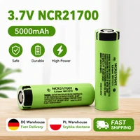 Batterie Li-ion 21700 3.7V 5000mAh 40A rechargeable à décharge rapide, stock UE, livraison rapide en Europe, cellule de puissance au lithium pour outils électriques, lampes de poche, équipement de bricolage, électronique portable 5