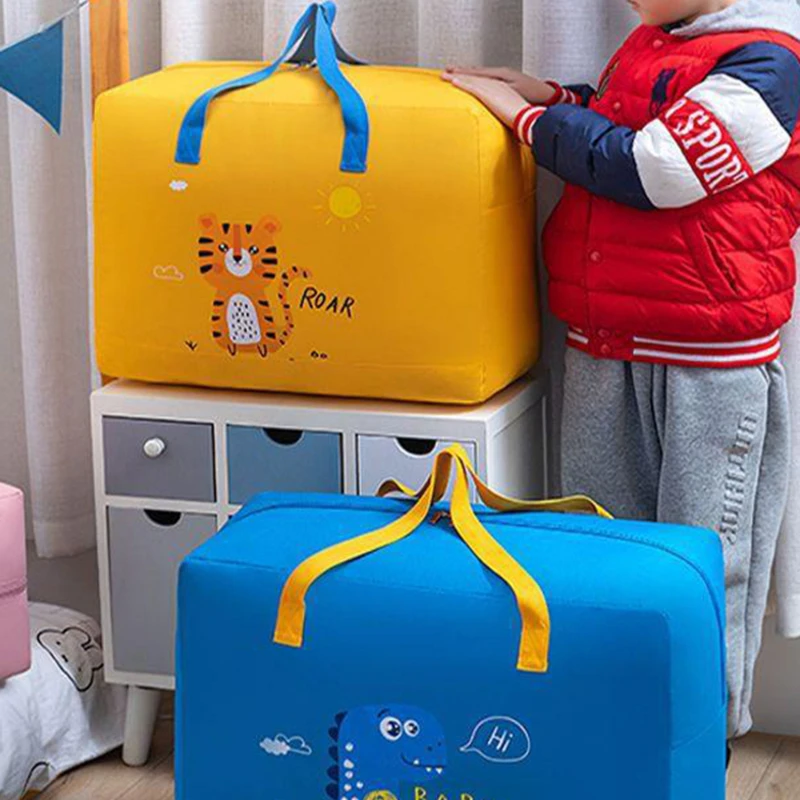 Tragbare multifunktion ale Aufbewahrung taschen Kleidung Decken Schrank Veranstalter bewegliche Einkaufstasche Reiß verschluss Sack haltbare Handtasche Gepäck paket