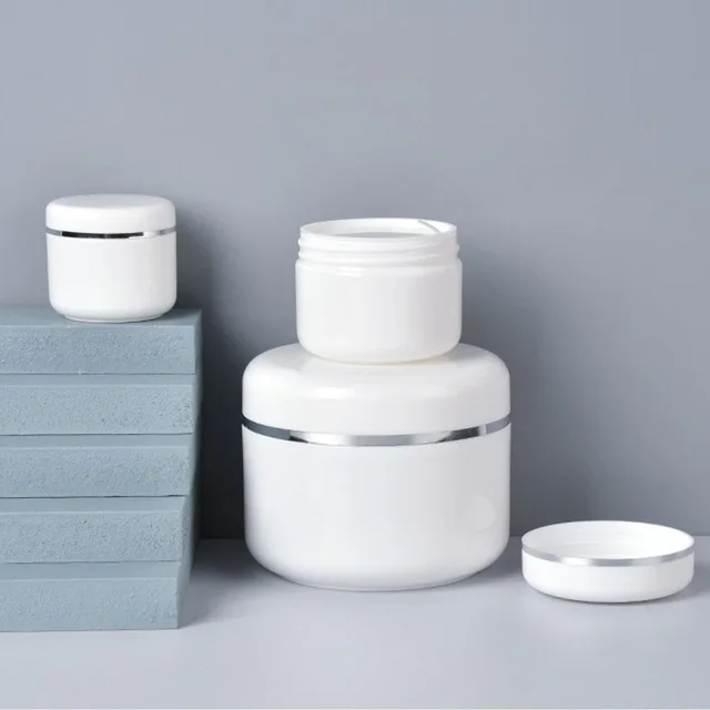 Frascos Recarregáveis Elegantes e Versáteis para Todos os Seus Produtos de Beleza 3 Frascos Recarregáveis Premium