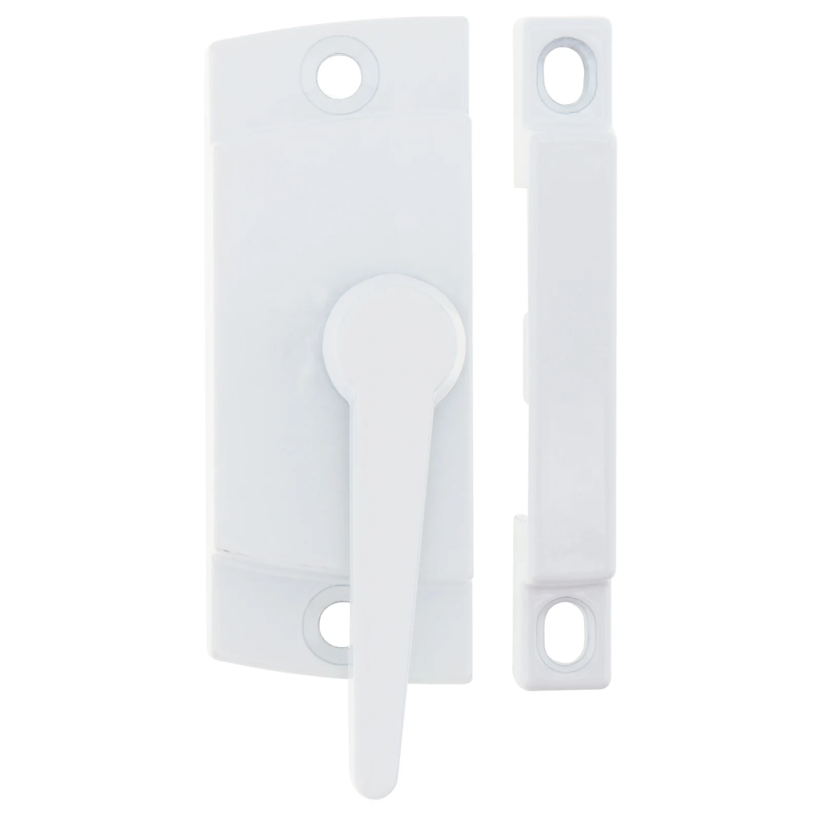 Window Lock Zinc Alloy Sliding Window Sash Lock White Cam Sash Locks for Double Hung Latch