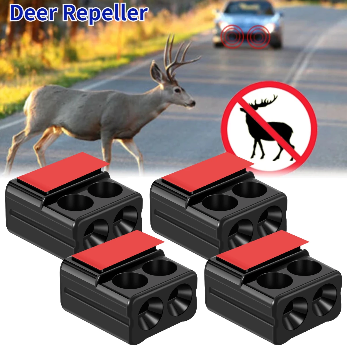 4Pcs Deer Warning Whistles Device Portable Deer Repelling Whistles Mini Car  Safety Whistle Save Deer Whistle Animal Alert Device - AliExpress