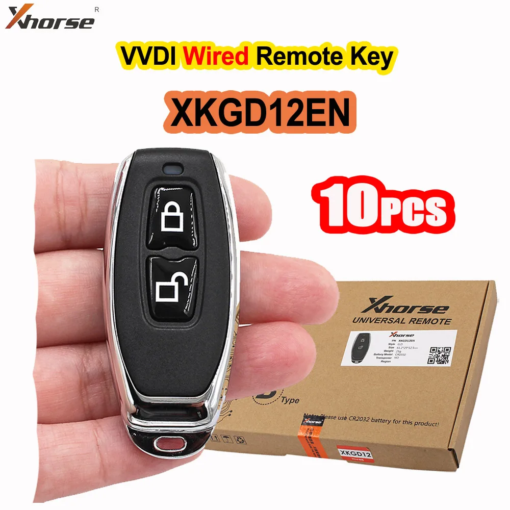 YOUBBA 5/10PCS Original Xhorse VVDI XKGD12EN Universal Wire Remote Key Replacement For Garage Door 4 Buttons 1