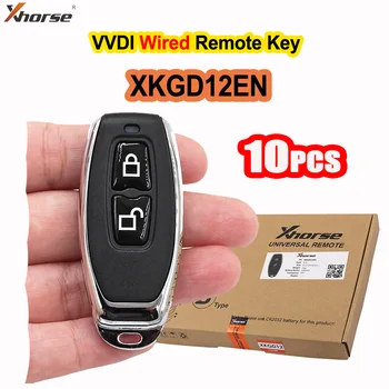 YOUBBA 5/10PCS Original Xhorse VVDI XKGD12EN Universal Wire Remote Key Replacement For Garage Door 4 Buttons 1