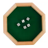 Professional Tray, Includes Premium Wooden 5 Six-Sided for Family , Games, Tabletop RPGs & Math Activities 2