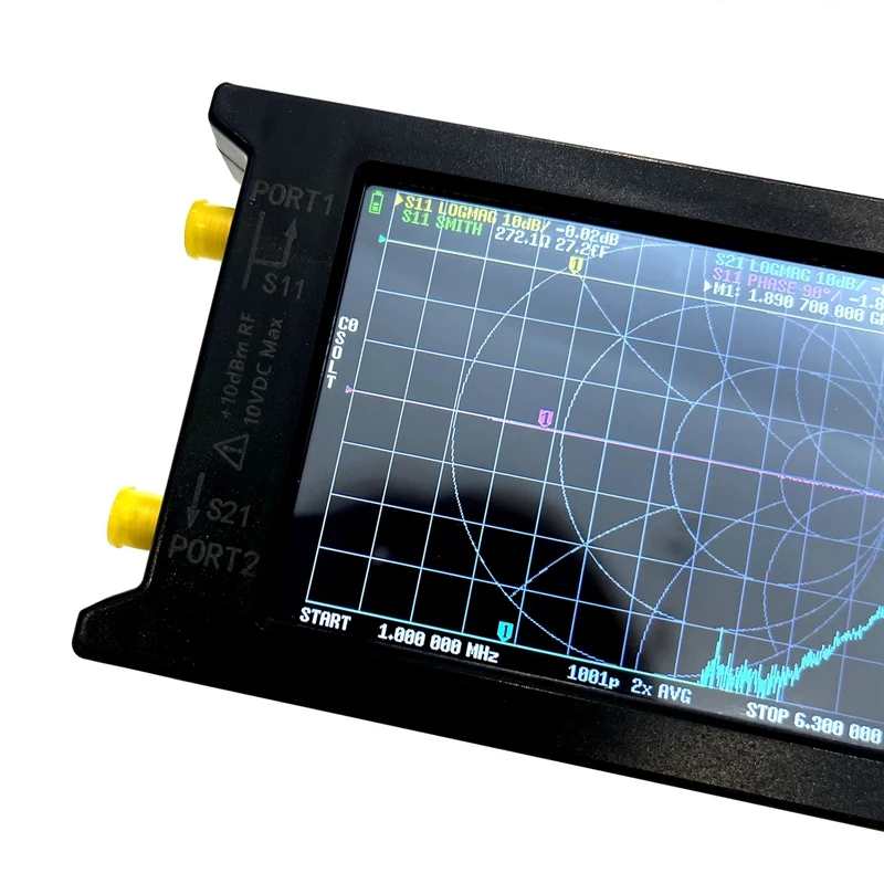 New Litevna-64 50Khz-6.3Ghz Litevna 4Inch Touch Screen Vector Network Analyzer HF UHF Antenna Analyzer Update Of Nanovna