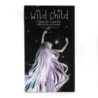 Wild Child Oracle 40pcs Card Deck Indie Oracle Deck Beautifully Illustrated Tarot Card Game Toy Tarot Card Prediction Divination 1