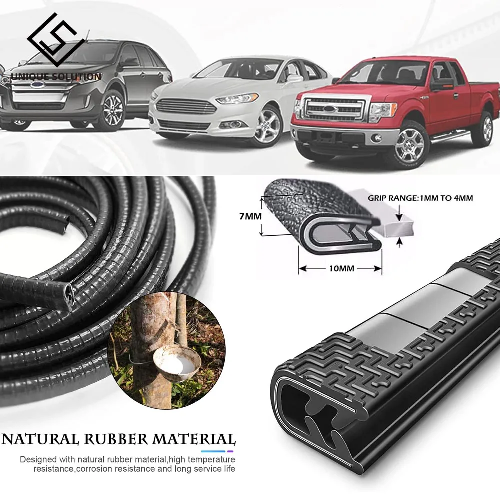 

Универсальная защита от царапин на краях автомобильной двери, уплотнительная лента 5 м, защитная накладка, автомобильные дверные наклейки, декоративные защитные аксессуары