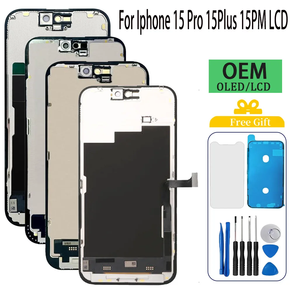 شاشة بديلة للشاشة الاصلية لهاتف ايفون 15 جميع الفئ...