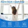 Alarm Clock Stand on Pressure Sensitive Battery Smart Alarm Clock Mat Floor Rug LED Time 4