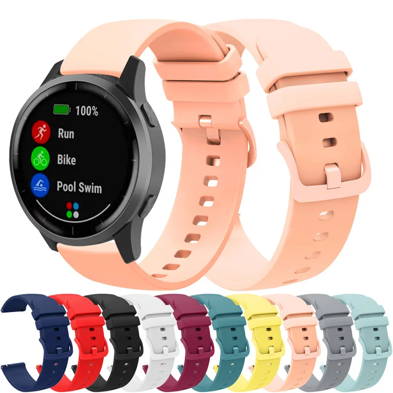 Premium Silicone Sports Watch Strap - 18mm, 20mm, 22mm