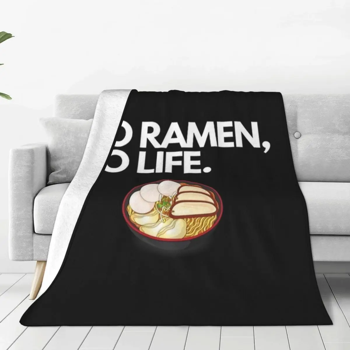 No Ramen No Life Yummy Coperte Fleece Japan Noodles Ramen Food Coperta Leggera Per Tappeto Da Viaggio Aereo