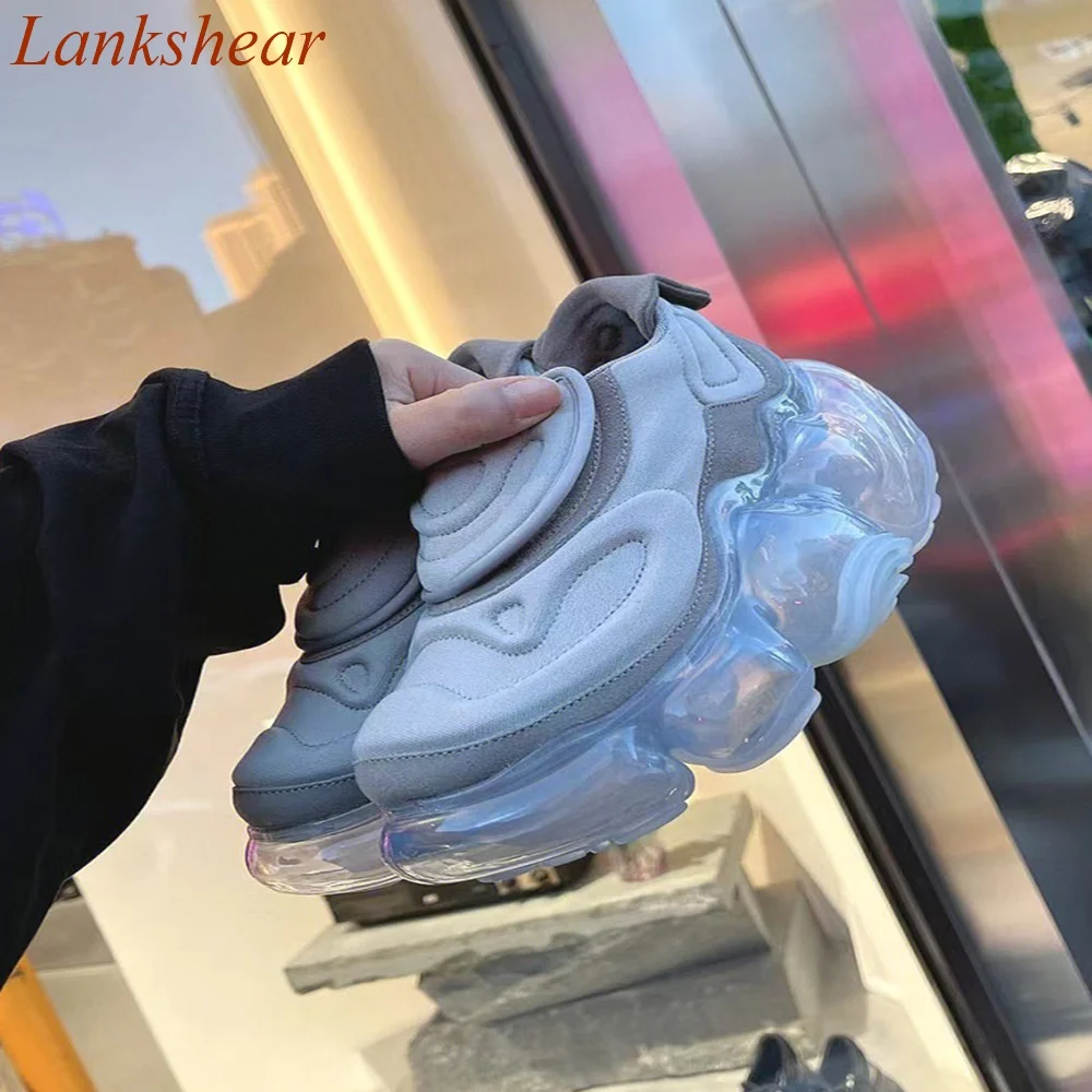 Round Toe Bubble Sole Women Shoes Flat Sole Solid Thick Sole Fashion Casual Comfortable Spring Women Shoes 2024 New Arrivals