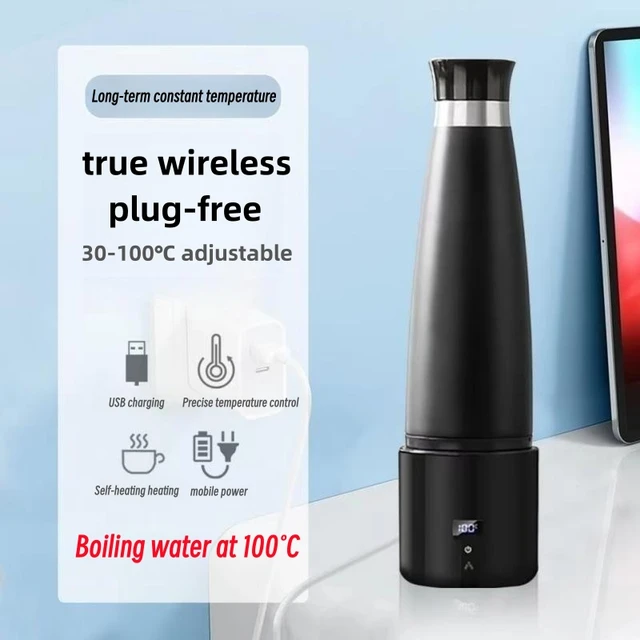 Wireless kettle portable electric kettle car boiling water USB