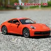 WELLY 1:24 Porsche 911 Carrera 4S Alloy Car Diecasts & Toy Vehicles Car Model Miniature Scale Model Car Toys 1