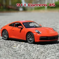 WELLY 1:24 Porsche 911 Carrera 4S Alloy Car Diecasts & Toy Vehicles Car Model Miniature Scale Model Car Toys 1
