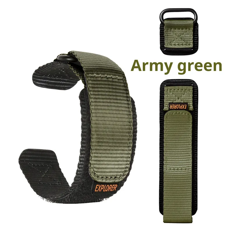 Versatile Nylon Weave Waterproof Outdoor Sport Watchband Strap