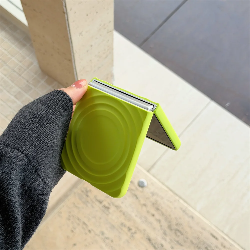 Candy Color Wavy MagSafe-Enabled Shockproof Case with Wireless Charging Compatibility