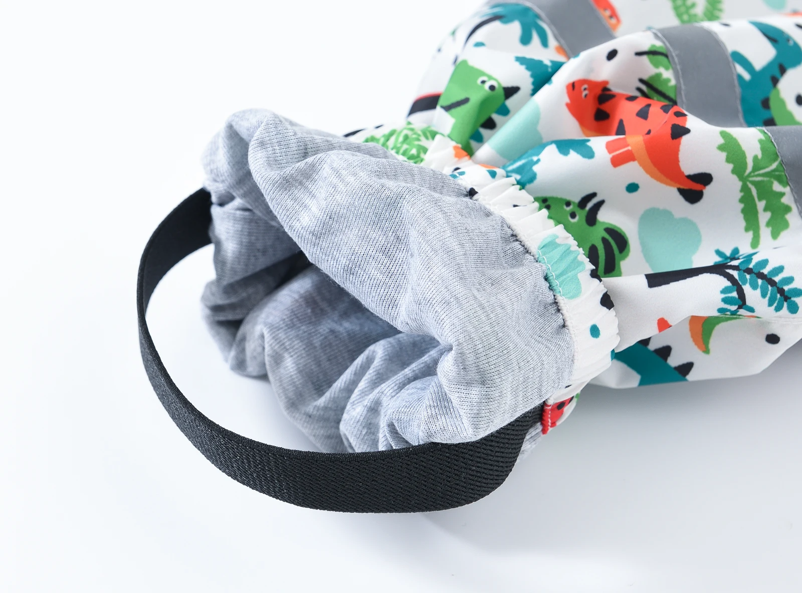 بنطال بخصر مرن للأولاد والبنات ، بنطال كاجوال للجوكر ، مقاوم للماء ، مطبوع لطيف ، دواسة