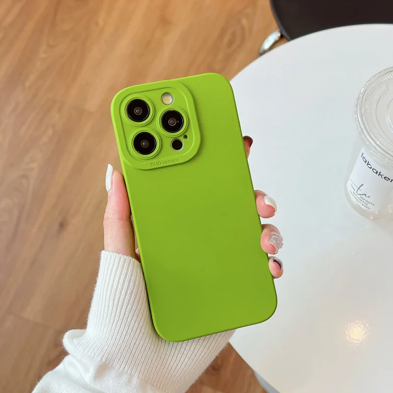Premium Liquid Silicone Full Cover Phone Case - Sleek and Durable Protection
