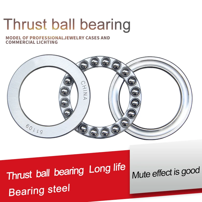 

Thrust ball plane bearing 51130 pressure bearing 8130 inner diameter 150 outer diameter 190 thickness 31 mm.