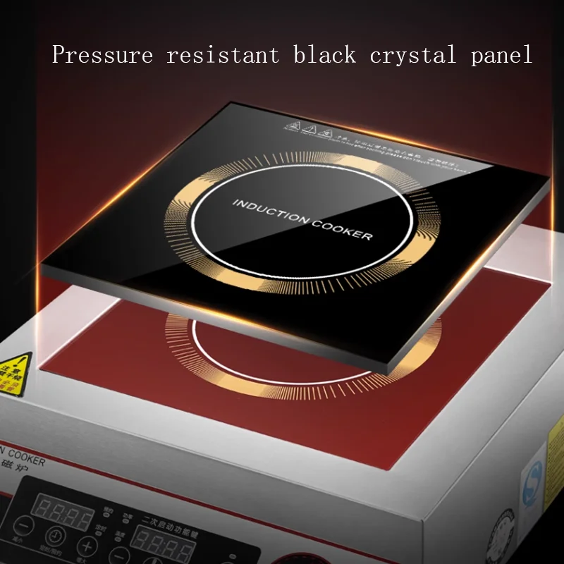 Eoctoe 5000w Induction Cooker Commercial Induction Kitchen Panel Cooking Household Cooktop Single Cooker Electric Hob