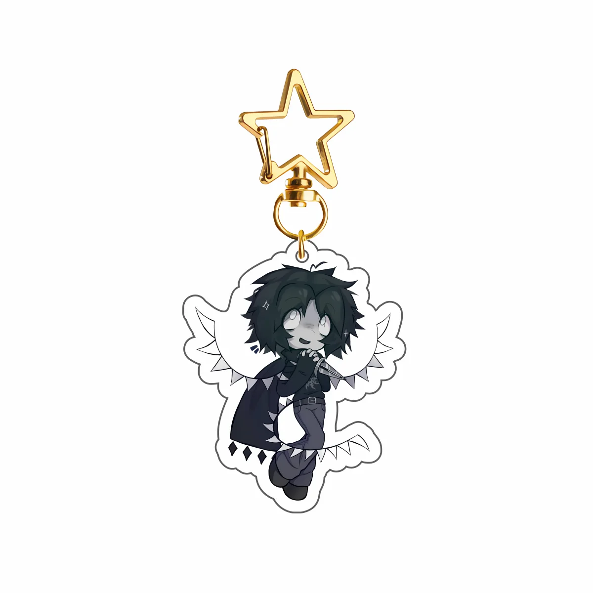 Game Guest 1337 Forsaken 6CM Acrylic Keychains Noob Shedletsky John Doe c00lkidd Elliot Key Ring Pendant Gaming Fans Gifts