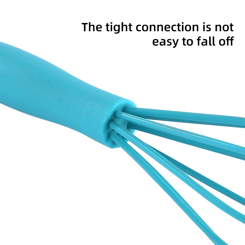 Description Picture 5 of itemMini Silicone Egg Whisk Durable Handheld Whipped Cream Foam Maker Anti-Slip Egg Blender Silicone Egg Whisker Portable Kitchen
