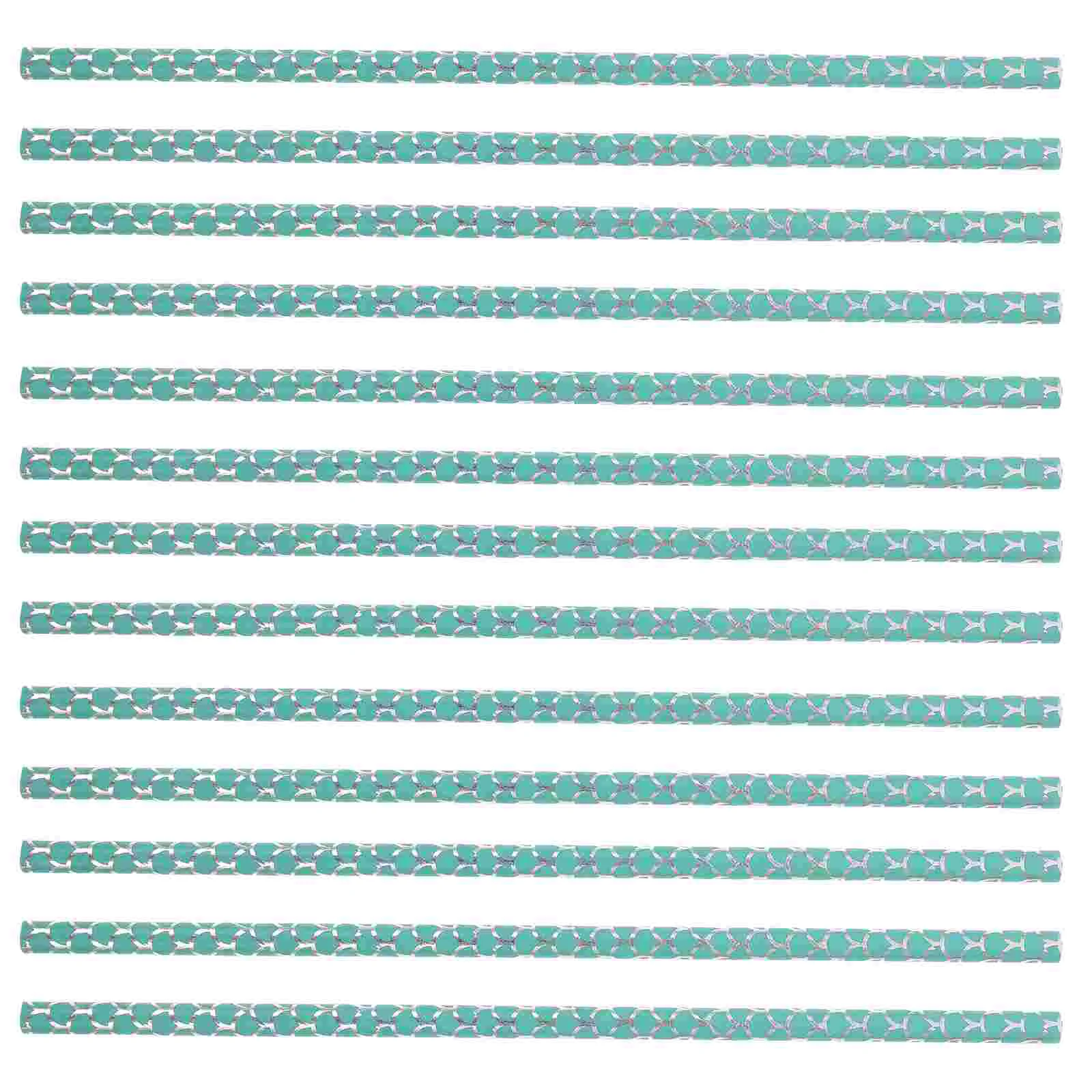 100 Pcs Decorative Straws Paper Drink Straws Party Decoration Disposable Paper Drinking Kitchen Dining Bar