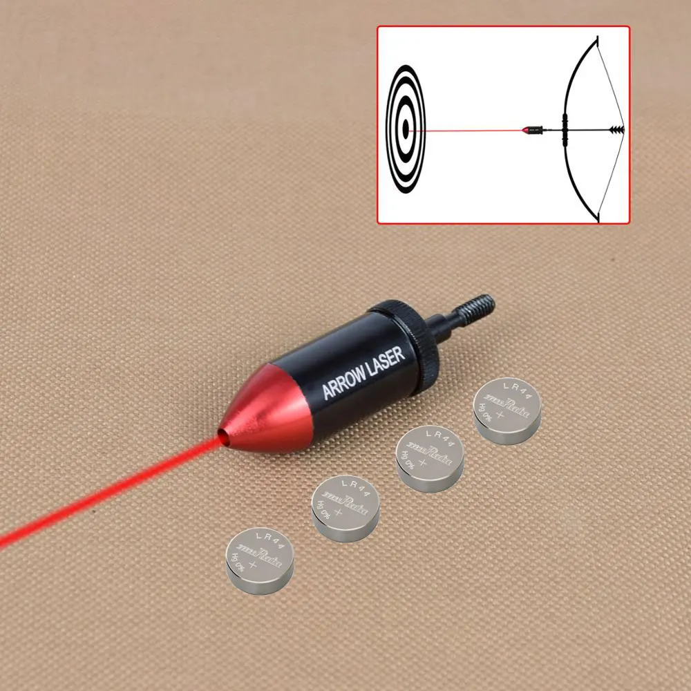 With Battery Premium Quality Arrow Laser Bore Sight Collimator Red Dot