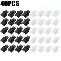 Silicone RJ45 Ethernet Port Dust Covers - Anti - dust Protectors (Mixed - 40PCS)