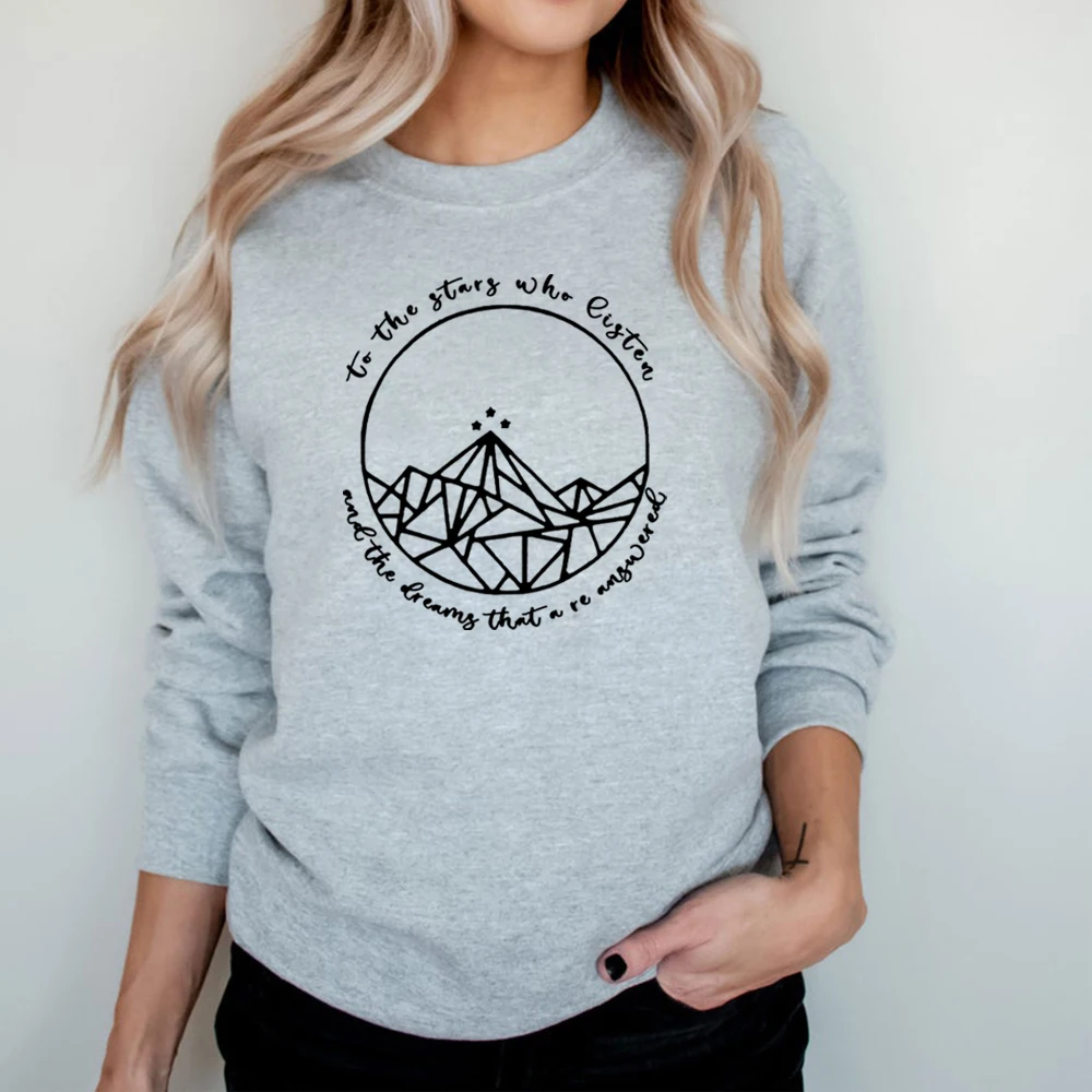 

Свитшот Acotar Velaris, худи с надписью «Night Court Symbol Сара J Maas», пуловер с рисунком двора шипов и роз