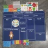 My First Daily Calendar - For Kindergarten Classrooms, A Loop Time Learning Center, A Weekly Chart For Children's Learning 5