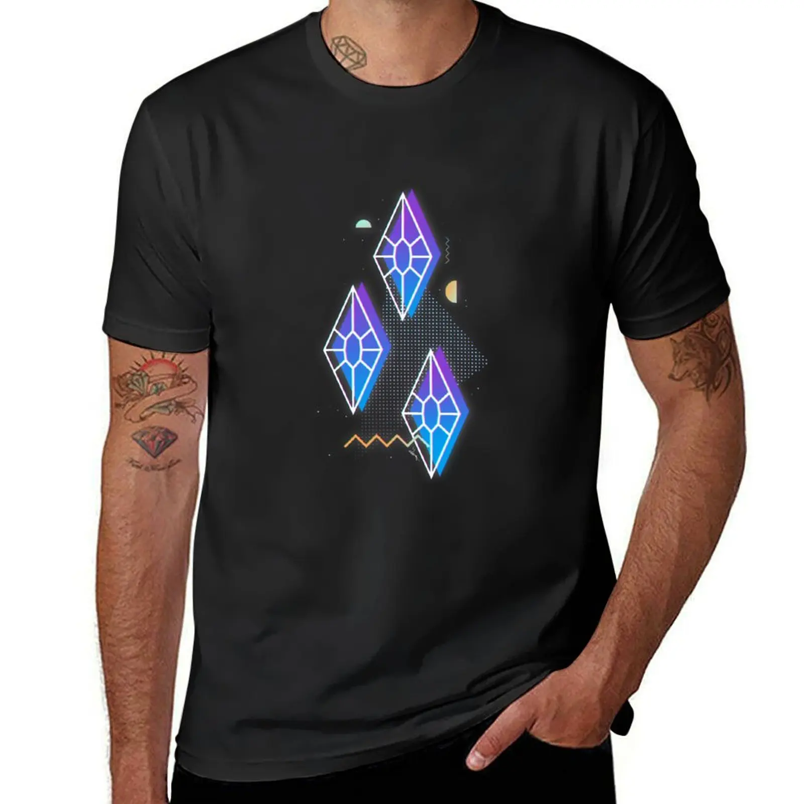 Synthwave Rarity Cutie Mark T-Shirt cute tops hippie clothes oversized vintage oversized t shirt men