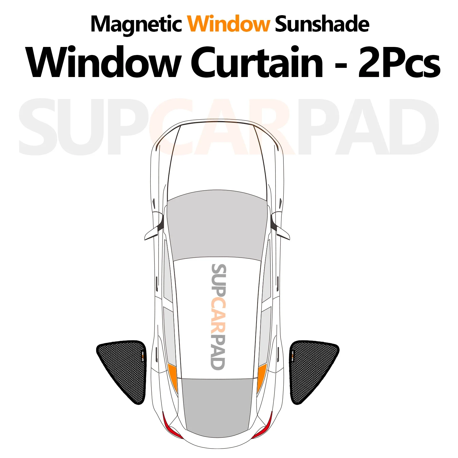 Window Curtain -2Pcs