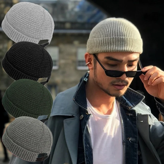 Fashion Hip Hop Beanie Knitted Hat Men Women Skullcap Winter Warm