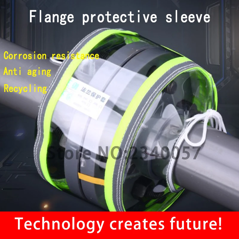 FlangeprotectivesleeveFulltransparentPVCFlangeGuardacidand