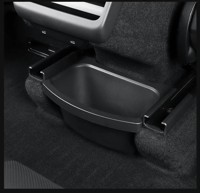 For Tesla Model Y Juniper Rear Seat Storage Box Under Air Vent Storage Case Tras