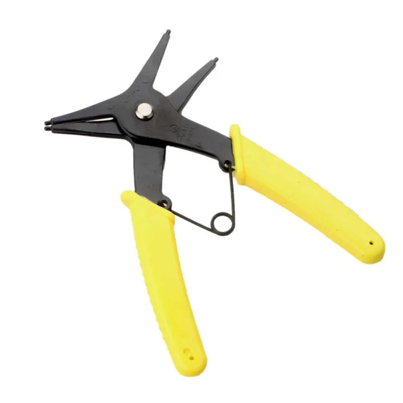 Dual purpose internal and external circlip pliers  Removal tool for outer spring retainer ring