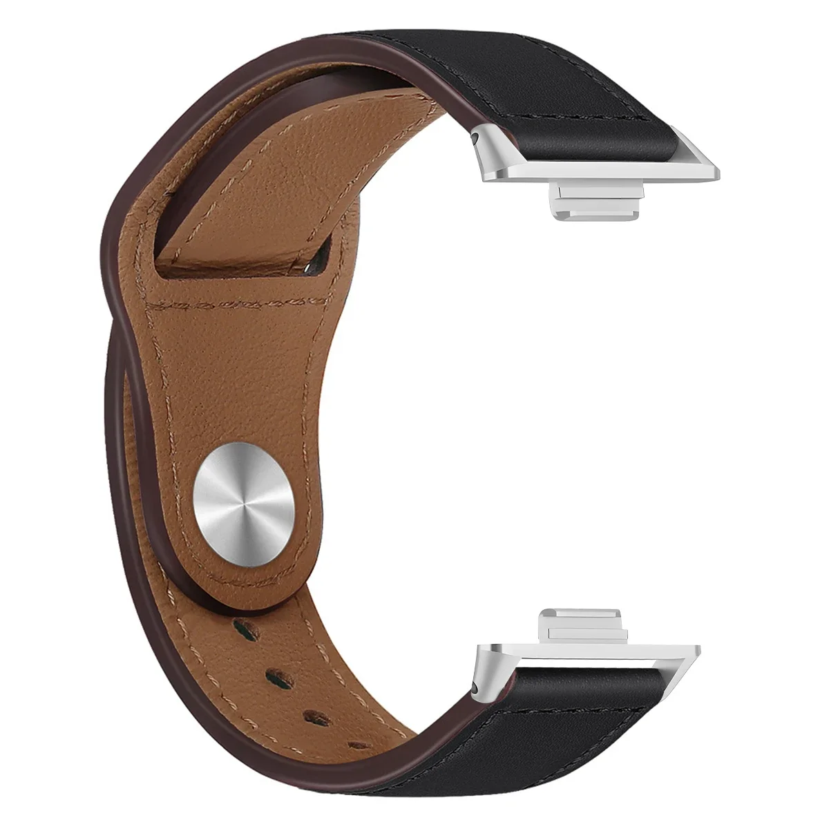 Premium Leather Band Wrist Strap for Smart Watches - Stylish Accessory Compatible with Multiple Models