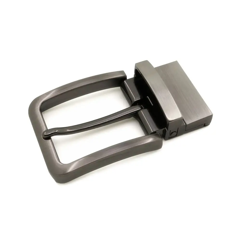 Men's Rotatable Metal Pin Belt Buckle for DIY Leather Craft and Jeans Accessories