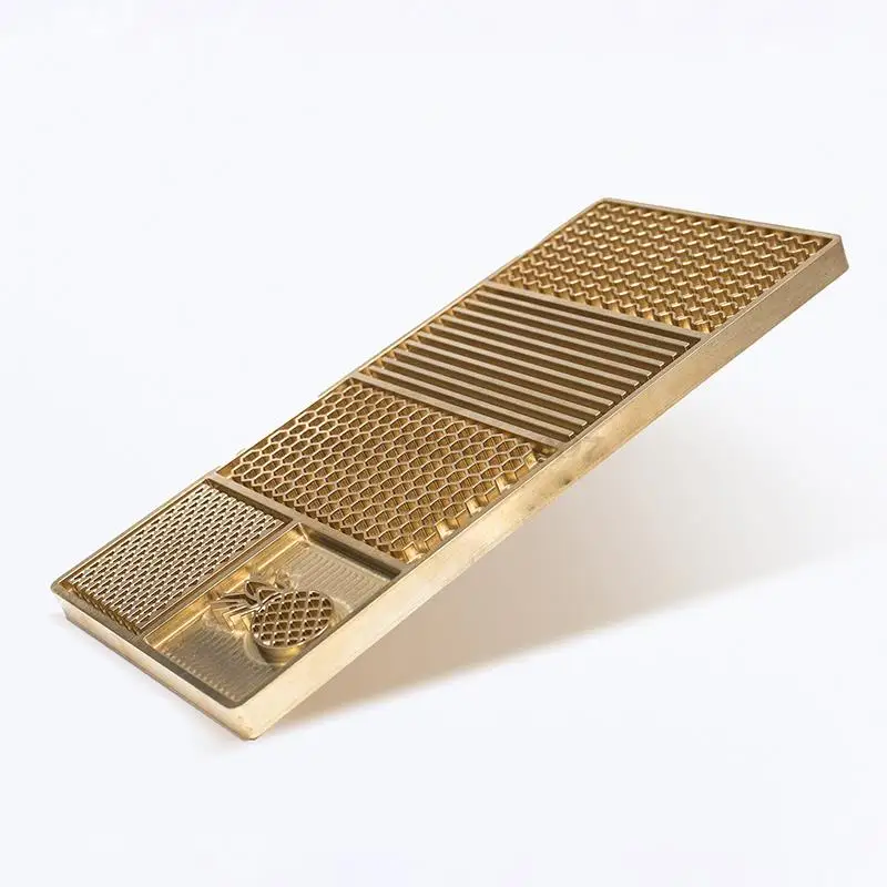 Ice Cube Plate Pineapple Cocktail Lether Stamping Heater Electric Iron Soldering Branding Tool Custom Logo Add Drain Holes
