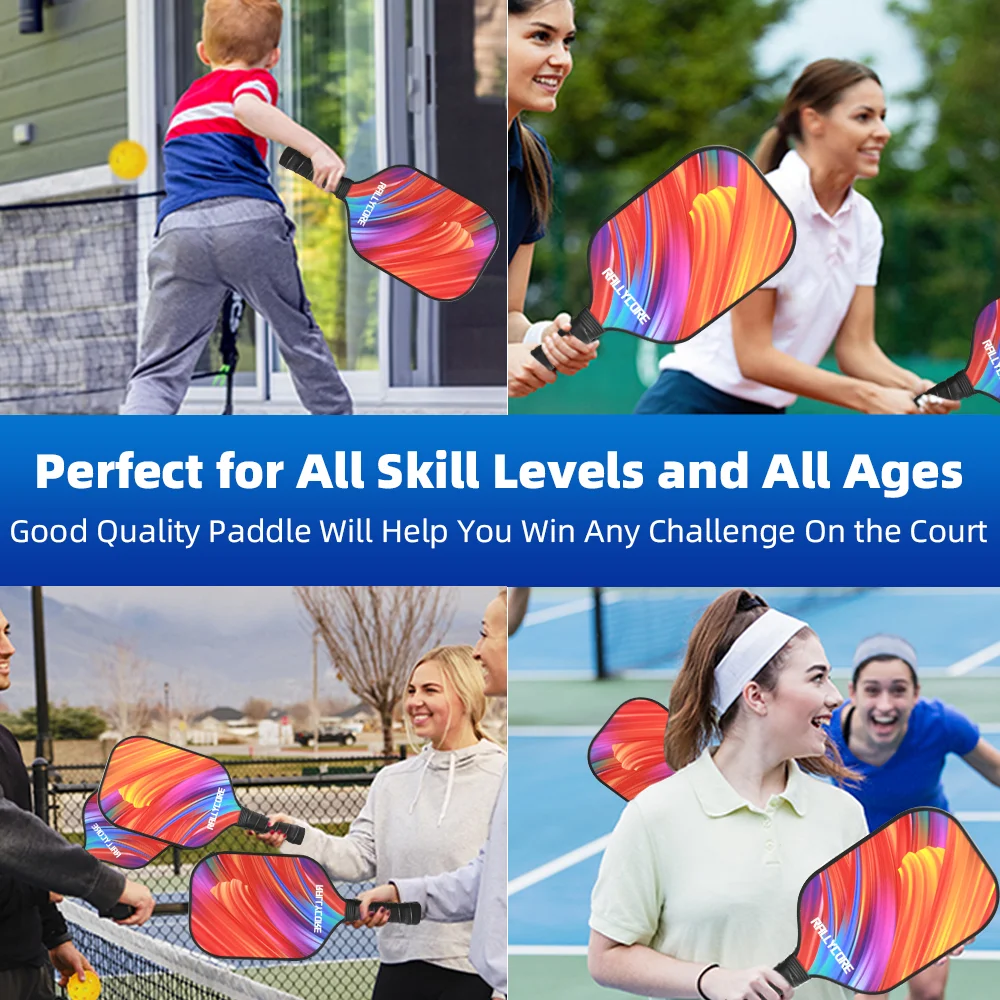 USAPA Fiberglass Pickleball Paddle Set 4