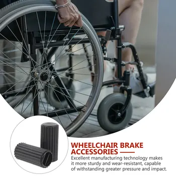 4 pezzi di accessori per sedia a rotelle, tappi terminali freno in plastica, ricambio resistente per impugnatura freno bici, per componenti di sicurezza
