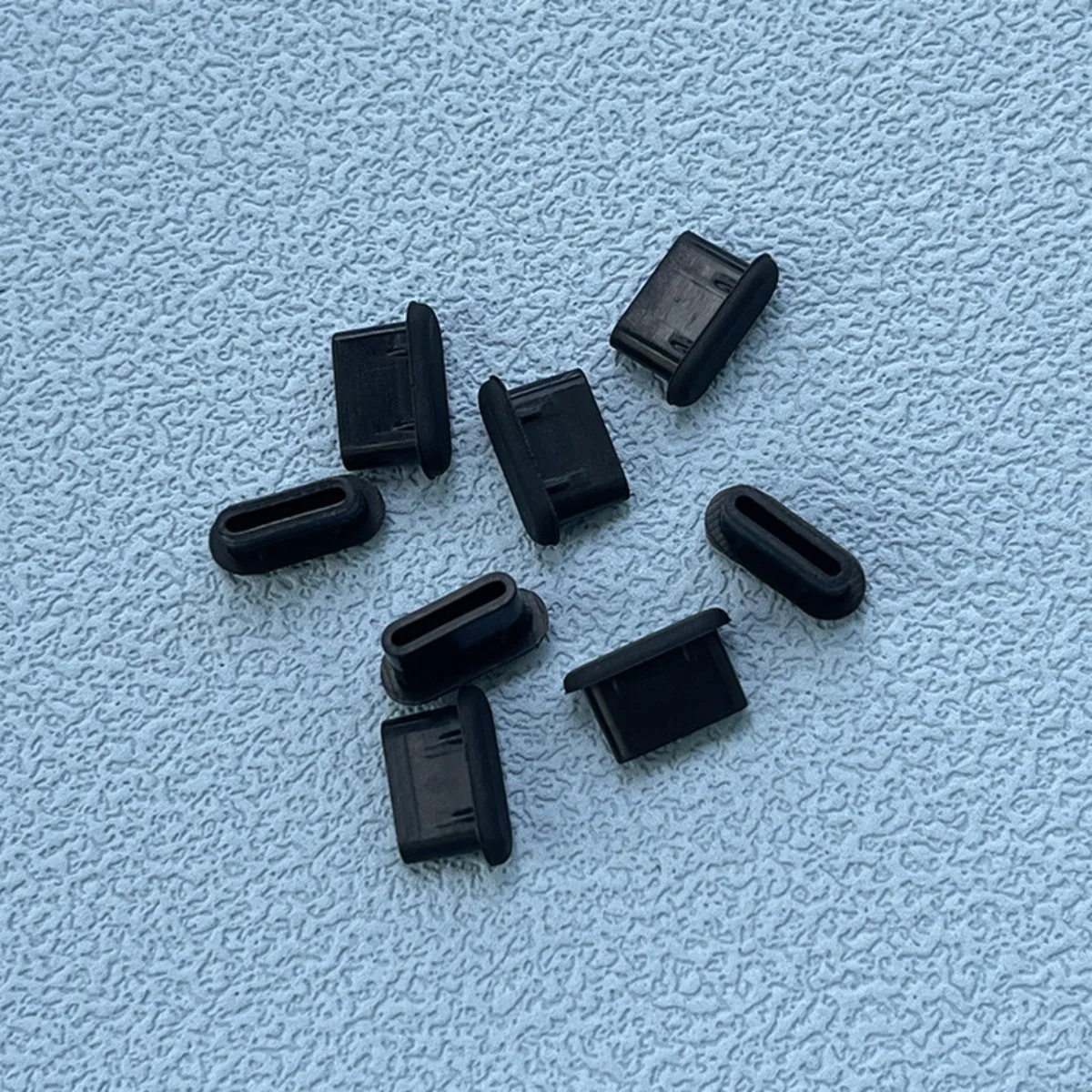 10개입 타입C 먼지 방지 플러그 USB 충전 포트 보호 커버 블랙 화이트 실리콘 먼지 캡 및 충전 포트 휴대폰 먼지 방지