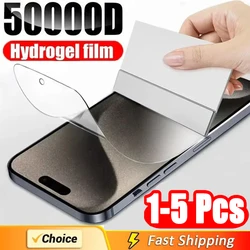 Hydrogel Full Cover Screen Protector Film - Pack of 1 - 5 Pieces for 2 PCS (For iPhone X or XS)