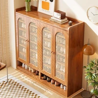 Vertical multi-layer shoe rack, household large capacity living room storage, entrance cabinet, multifunctional storage rack 2