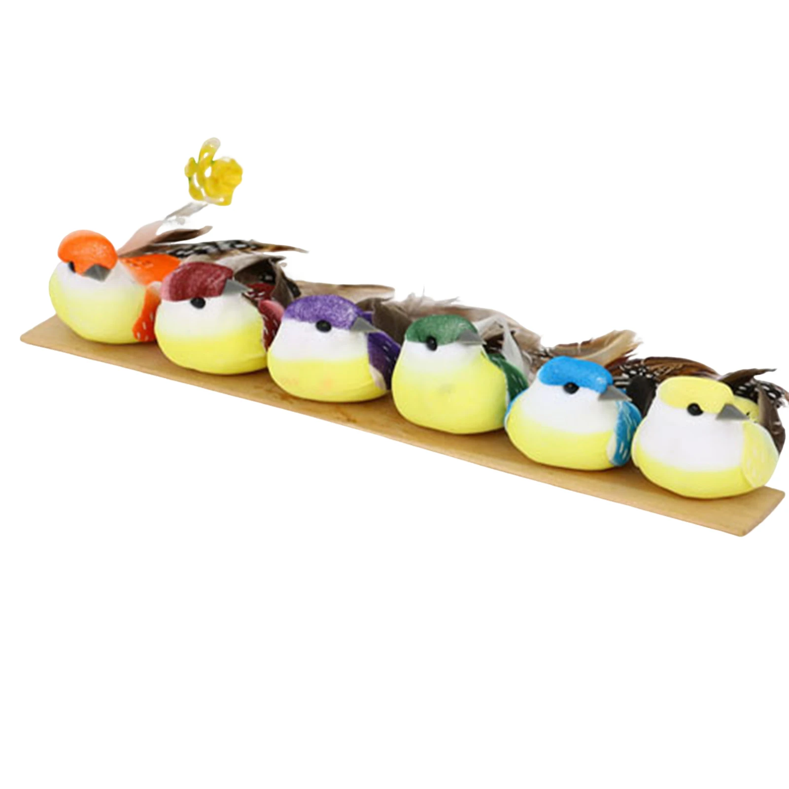 

Украшения в виде птиц из перьев, садовые поделки, домашний сад, свадебное украшение для гостиной, настольное украшение