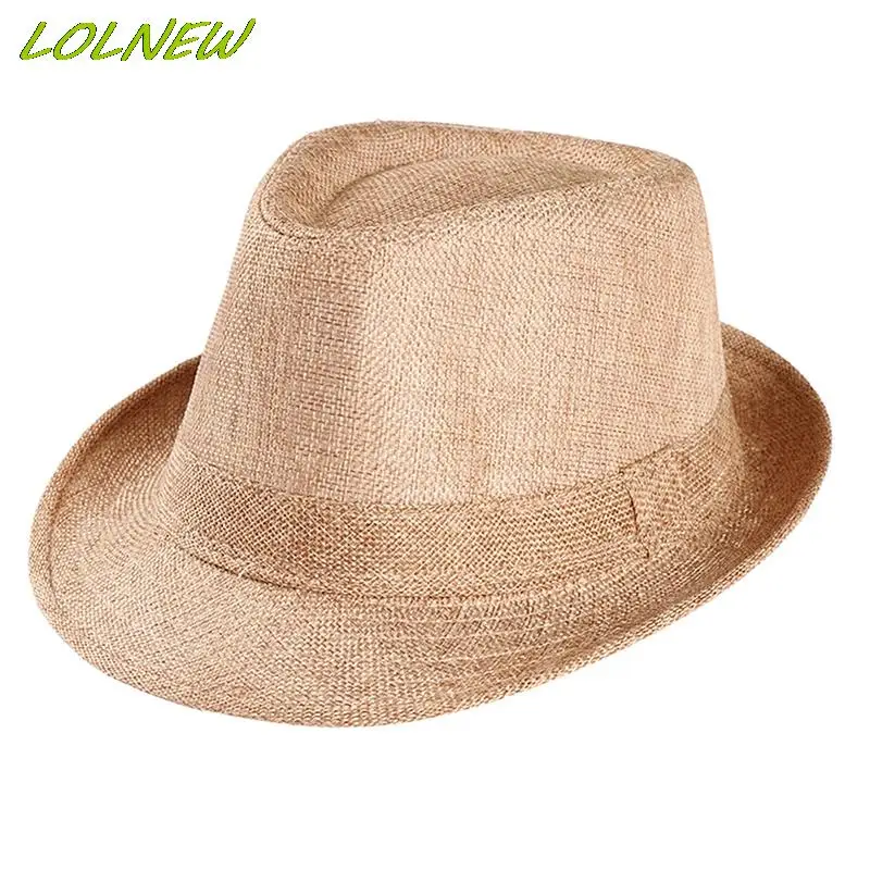Korean Hat Men And Women Summer Linen Sun Hat Small Top Outdoor Casual Straw Accessories Women sun hat