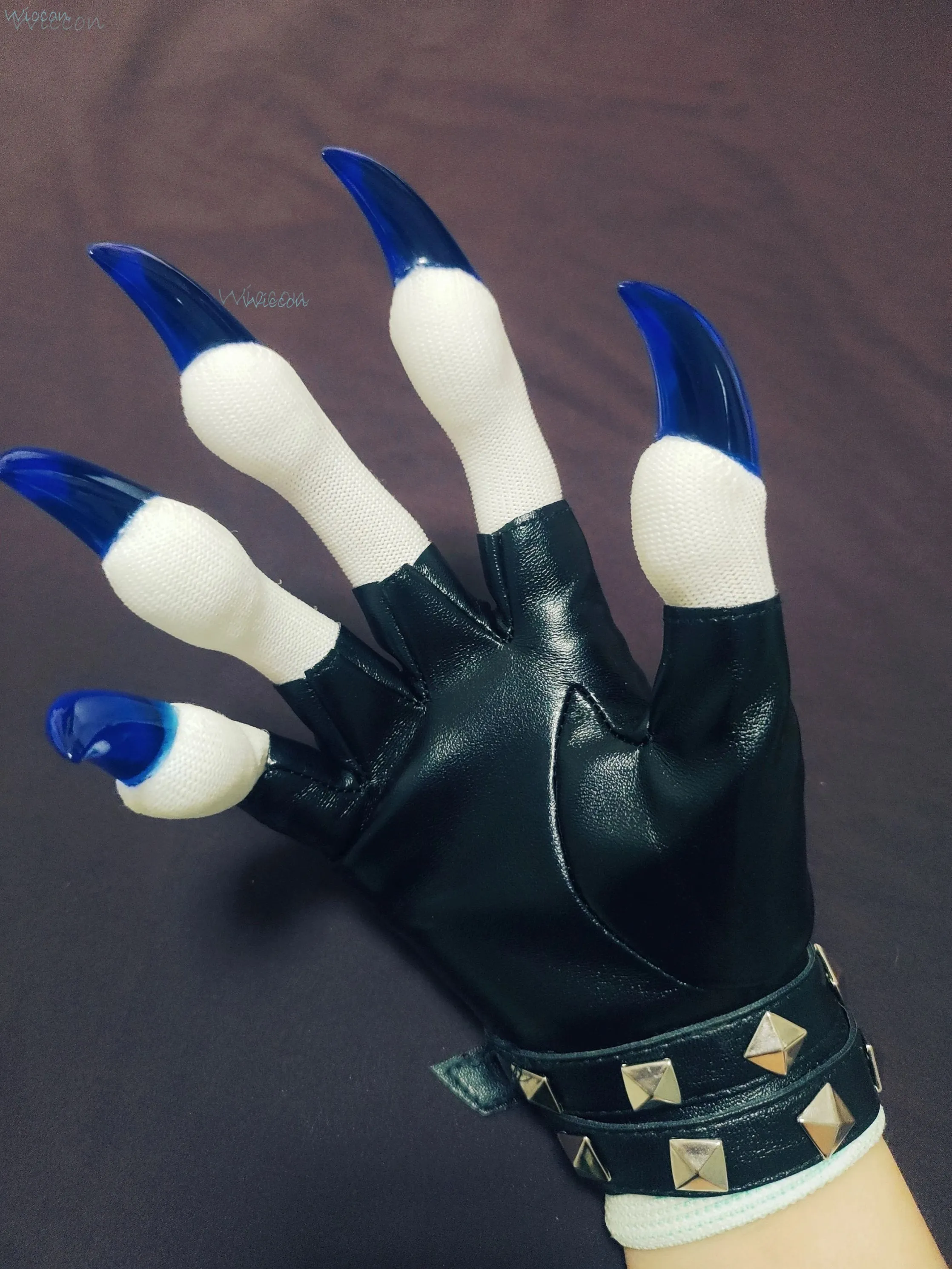 Furry Gloves Kig Fursuit Paws Kigurumi Cosplay Plush Gloves Handwear Summer Gloves Claw Black White Multicolor Claw Furry Suit