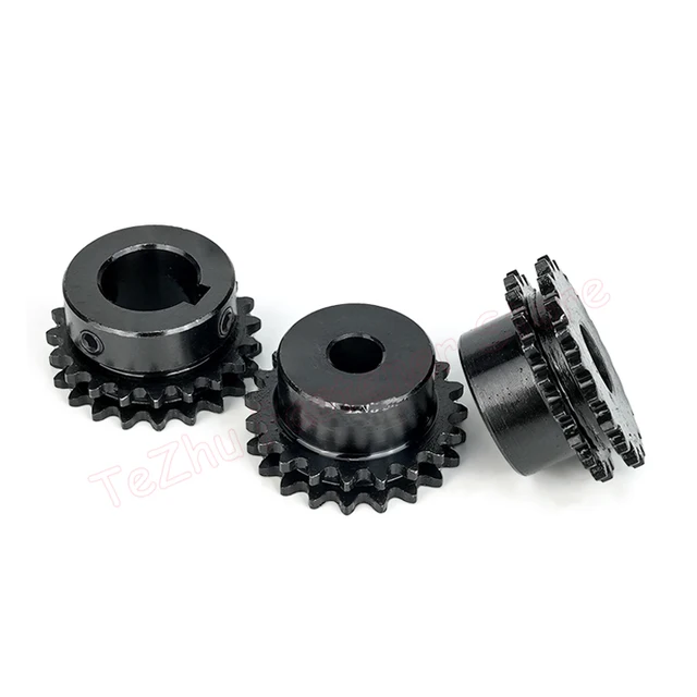 #25 Roller Chain Sprocket Wheel Set - 8-40 Teeth, 5-20mm Bore, 1/4" Pitch For 04C Chain